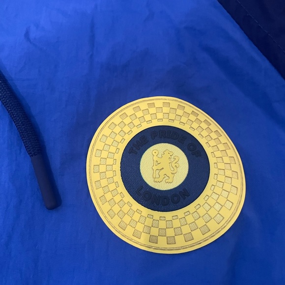 NWT Chelsea FC Nike Men's Full Zip Windrunner Raglan Hoodie Jacket Medium M $110 - Picture 3 of 5